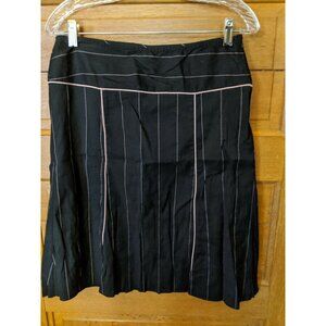 Heart Soul Black Skirt Size 9 Juniors Pinstriped Pink Black Pencil